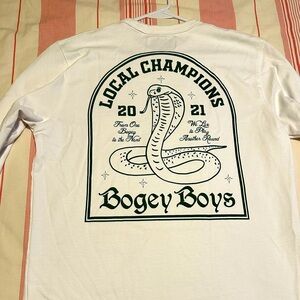 Bogey Boys Long Sleeve White Shirt
